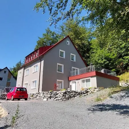 Ferienwohnung Am Quellenhaeuschen Naila Exterior foto